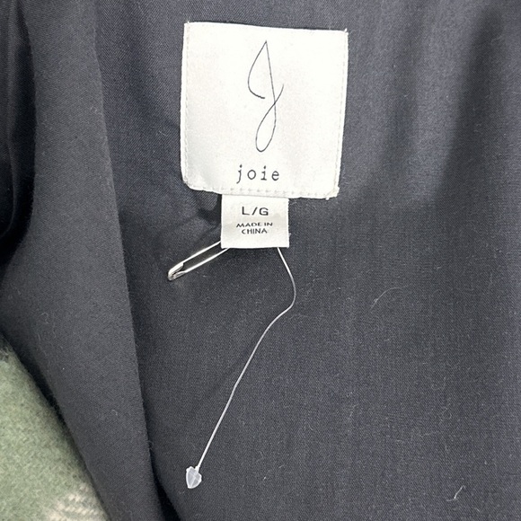 Joie | Green/Black Plaid Button-Down Shirt/Jacket | L - Picture 7 of 11